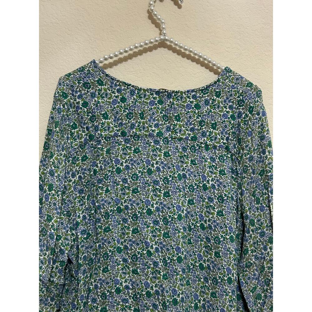 Cynthia Rowley Size 3X Top Long Sleeve Floral Stretchy Spring Easter Shirt - Picture 8 of 8